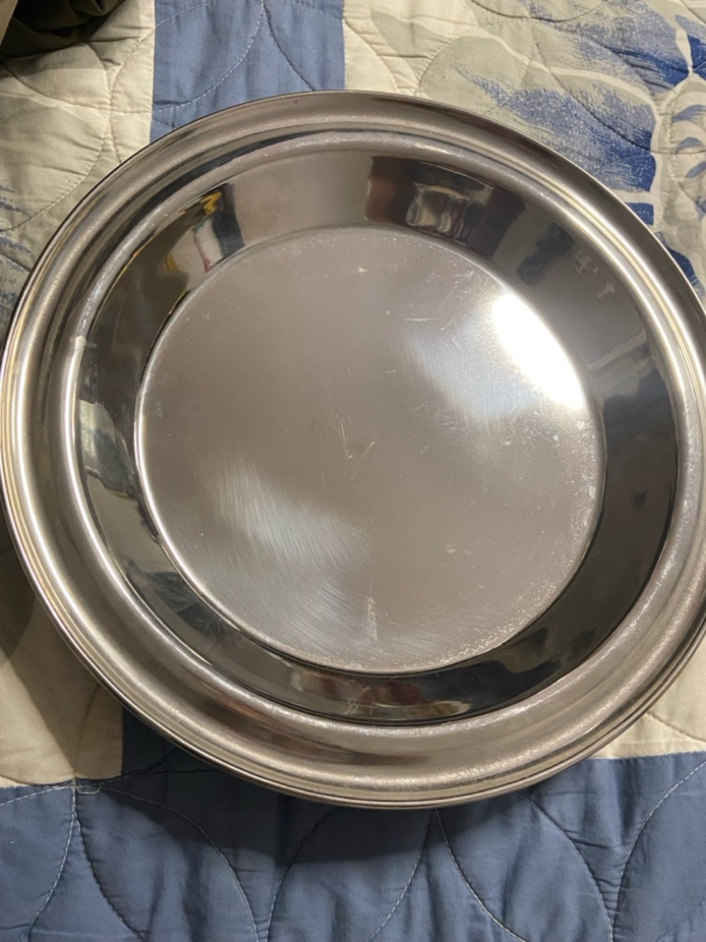 ROYAL PRESTIGE Stainless Steel 11in. Serving Plate